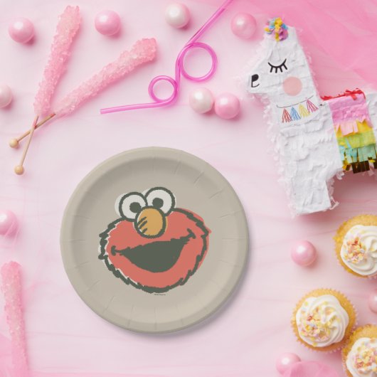 Elmo Retro Pappteller (Party)