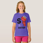 Elmo | S ist für Sister T-Shirt (Vorne ganz)
