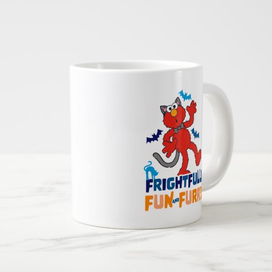 Elmo | Schrecklicher Spaß und Furcht Jumbo-Tasse (Vorderseite Rechts)