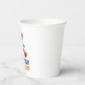 Elmo | Schrecklicher Spaß und Furcht Pappbecher (Rückseite)