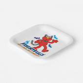 Elmo | Schrecklicher Spaß und Furcht Pappteller (Gewinkelt)