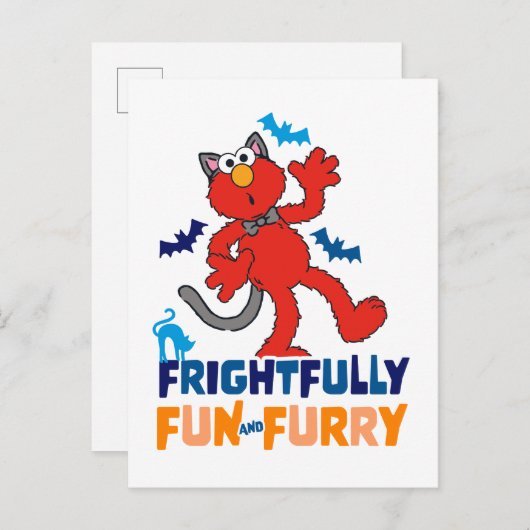 Elmo | Schrecklicher Spaß und Furcht Postkarte (Vorne/Hinten)