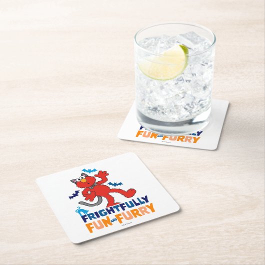 Elmo | Schrecklicher Spaß und Furcht Rechteckiger Pappuntersetzer (Vor Ort)