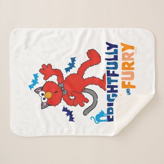 Elmo | Schrecklicher Spaß und Furcht Sherpadecke (Vorderseite (Horizontal))