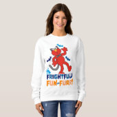 Elmo | Schrecklicher Spaß und Furcht Sweatshirt (Vorne ganz)