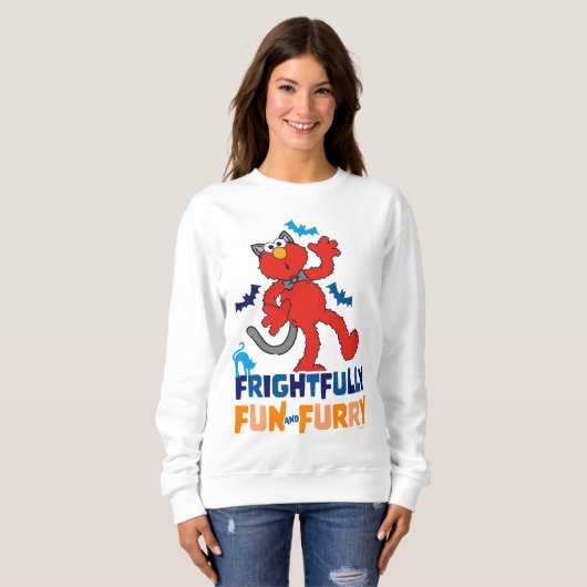 Elmo | Schrecklicher Spaß und Furcht Sweatshirt (Vorne ganz)