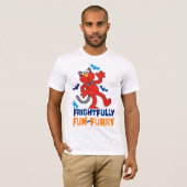Elmo | Schrecklicher Spaß und Furcht T-Shirt (Vorne ganz)