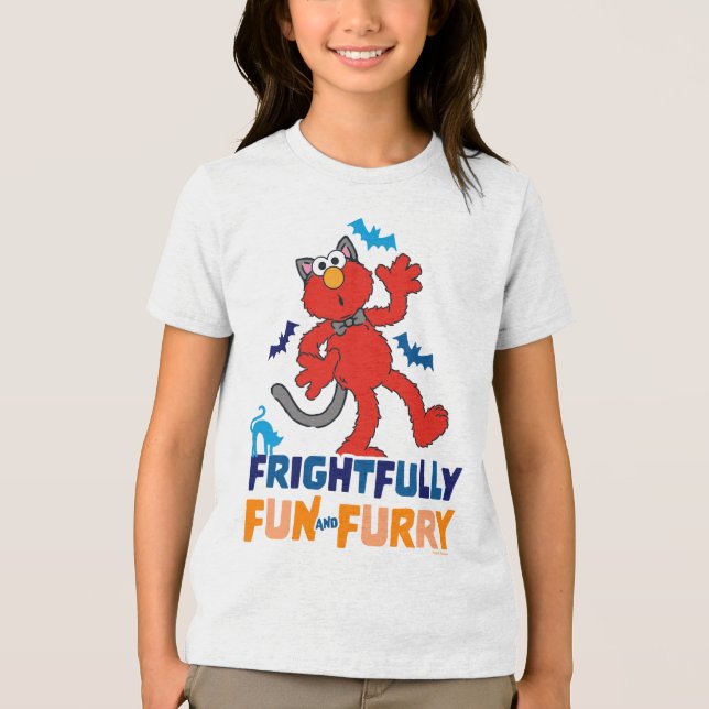 Elmo | Schrecklicher Spaß und Furcht Tri-Blend Shirt (Vorderseite)