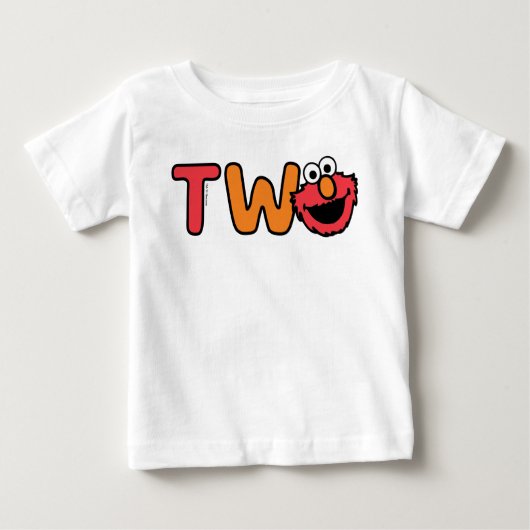 Elmo Second Birthday Baby T-shirt (Vorderseite)