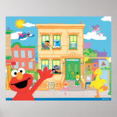 Elmo Sesame Street Scene Poster (Vorne)