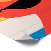 Elmo Sesame Street Scene Poster (Ecke)