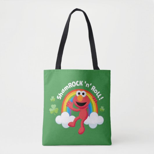 Elmo | Shamrock 'n' Roll Regenbogen Tasche (Vorderseite)