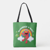 Elmo | Shamrock 'n' Roll Regenbogen Tasche (Rückseite)