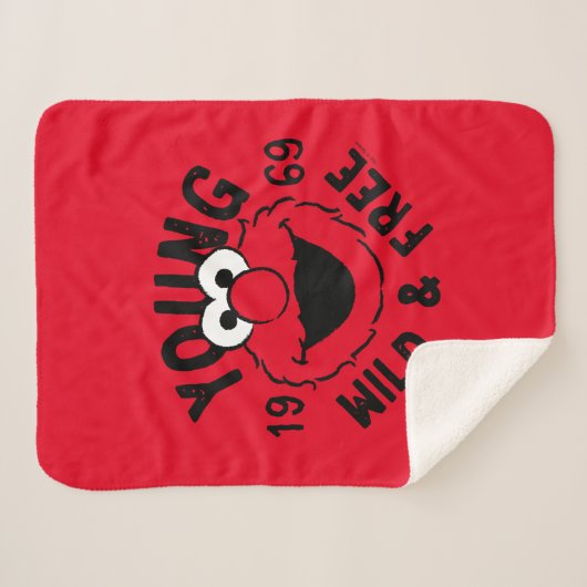 Elmo Skate Logo - Young, Wild & Free 1969 Sherpadecke (Vorderseite (Horizontal))