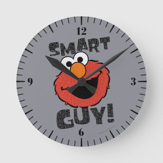 Elmo Smart Runde Wanduhr (Vorderseite)