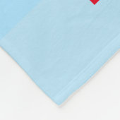 Elmo Smiling Face | Name hinzufügen Fleecedecke (Ecke)