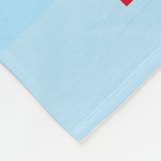 Elmo Smiling Face | Name hinzufügen Fleecedecke (Ecke)