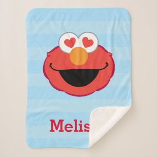 Elmo Smiling Face   Name hinzufügen Sherpadecke