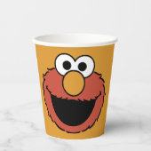 Elmo Smiling Face Pappbecher (Vorderseite)