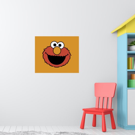 Elmo Smiling Face Poster (Kinderzimmer 1)