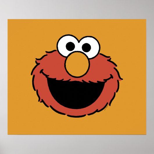 Elmo Smiling Face Poster (Vorne)