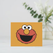 Elmo Smiling Face Postkarte (Stehend Vorderseite)