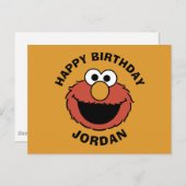 Elmo Smiling Face Postkarte (Vorne/Hinten)