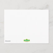 Elmo Smiling Face Postkarte (Rückseite)