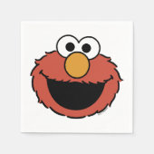 Elmo Smiling Face Serviette (Vorderseite)