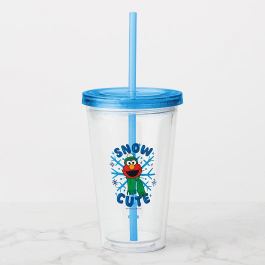 Elmo Snow Niedlich Acryltrinkbecher (Vorderseite)