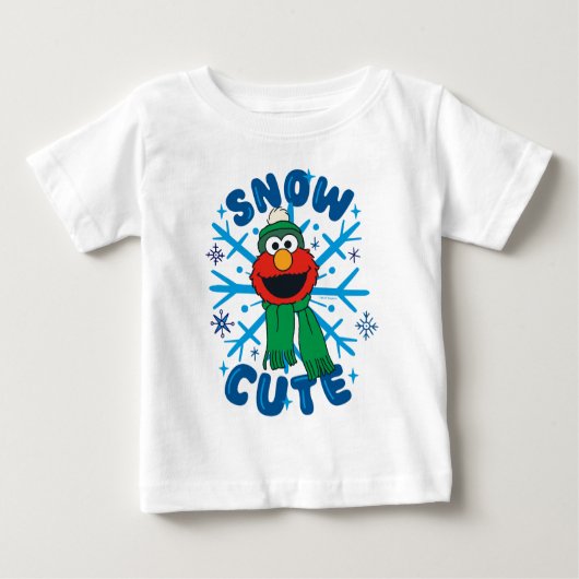 Elmo Snow Niedlich Baby T-shirt (Vorderseite)