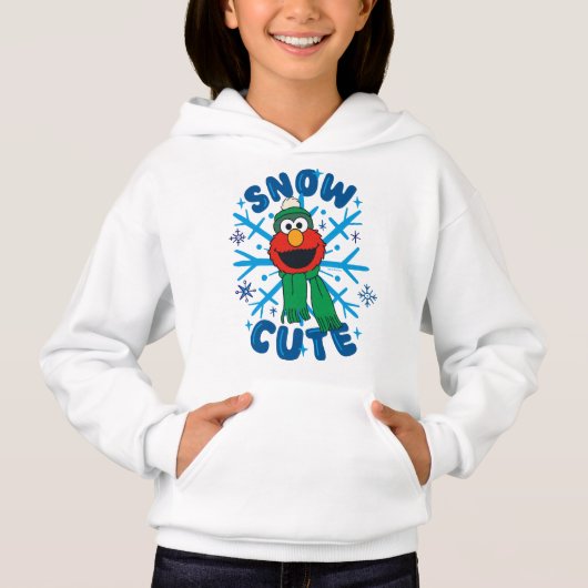 Elmo Snow Niedlich Hoodie (Vorderseite)