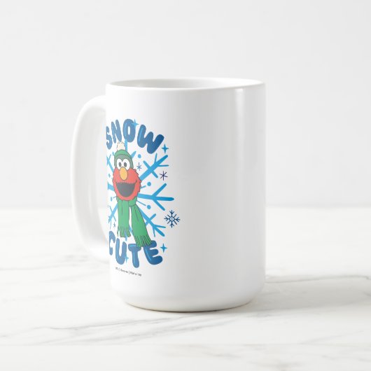 Elmo Snow Niedlich Kaffeetasse (Vorderseite Links)