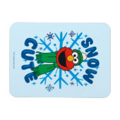 Elmo Snow Niedlich Magnet (Horizontal)