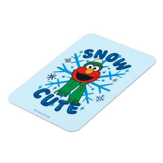 Elmo Snow Niedlich Magnet (Linke Seite)