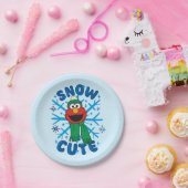 Elmo Snow Niedlich Pappteller (Party)