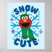 Elmo Snow Niedlich Poster (Vorne)