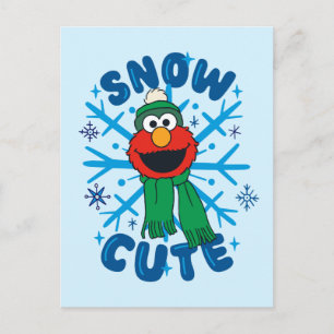 Elmo Snow Niedlich Postkarte