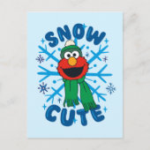 Elmo Snow Niedlich Postkarte (Vorderseite)