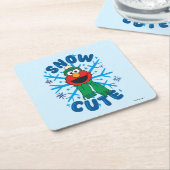 Elmo Snow Niedlich Rechteckiger Pappuntersetzer (angewinkelt)