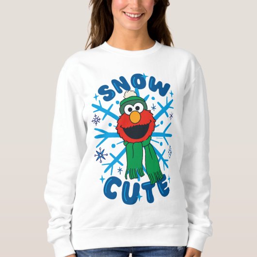 Elmo Snow Niedlich Sweatshirt (Vorderseite)