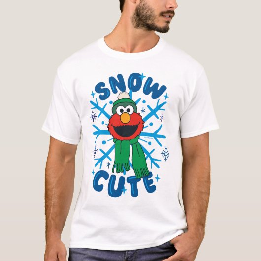 Elmo Snow Niedlich T-Shirt (Vorderseite)
