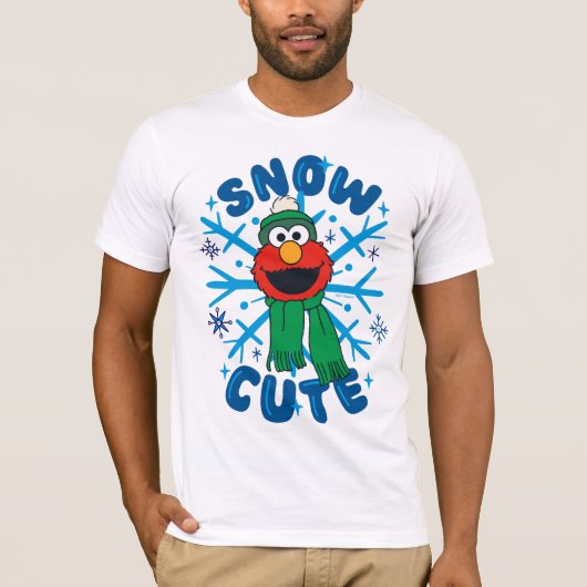 Elmo Snow Niedlich T-Shirt (Vorderseite)