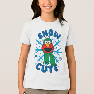 Elmo Snow Niedlich Tri-Blend Shirt