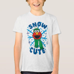Elmo Snow Niedlich Tri-Blend Shirt