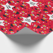 Elmo| So Albernes Sternmuster Geschenkpapier (Ecke)