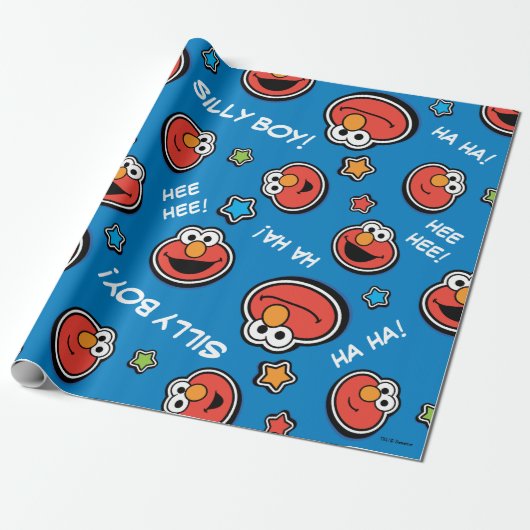 Elmo Sticker Pattern Geschenkpapier (Ungerollt)