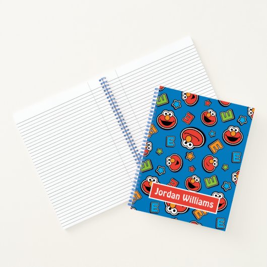 Elmo Sticker Pattern Notizblock (Innenseite)