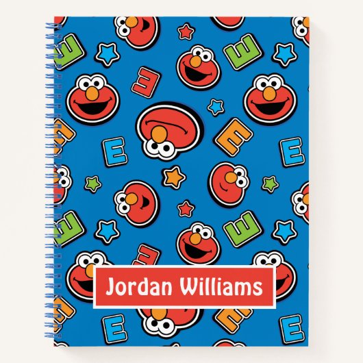 Elmo Sticker Pattern Notizblock (Vorderseite)