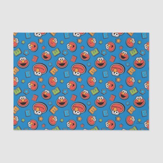 Elmo Sticker Pattern Seidenpapier (Vorderseite)